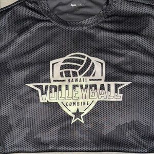 Hawaii Black camo Volleyball Combine dry fit  T-Shirt Medium